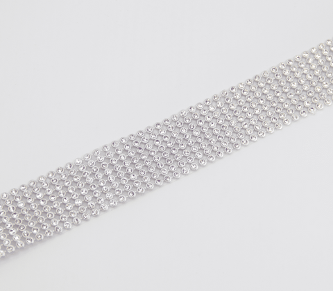 BDSM Play Diamante Choker by Love In Leather - Collars and Leads