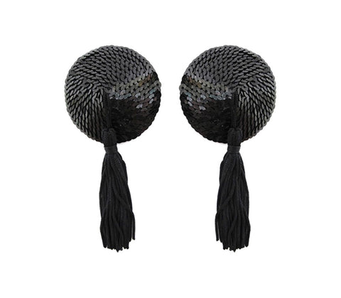 Round Sequin Nipple Tassels by Love In Leather - Breast and Nipple Toys