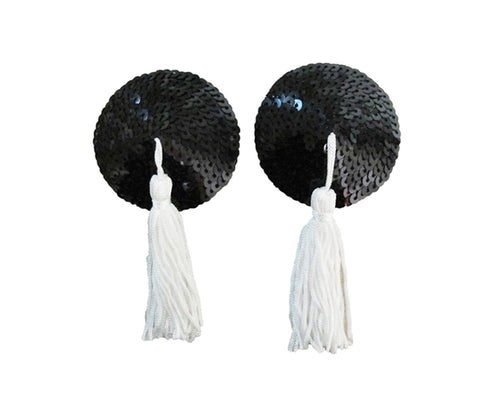 Round Sequin Nipple Tassels by Love In Leather - Breast and Nipple Toys