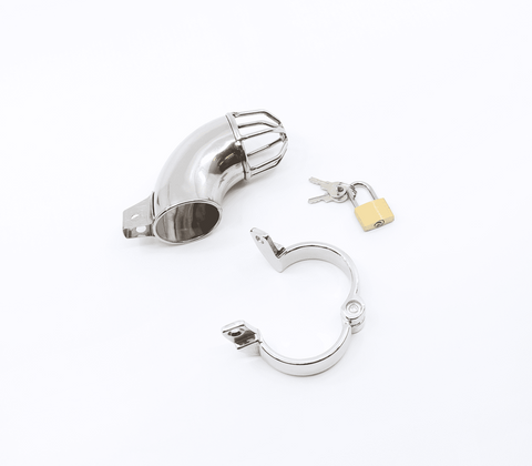 The Hannibal Male Chastity Cock Cage by Love In Leather - Male Chastity