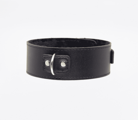 Fur Lined PU Collar and Lead Set by Berlin Baby - Collars and Leads