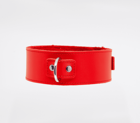 Fur Lined PU Collar and Lead Set by Berlin Baby - Collars and Leads
