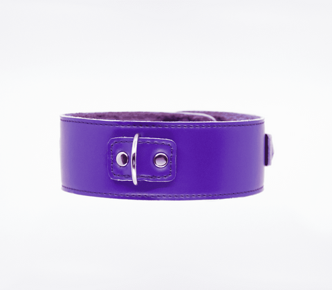 Fur Lined PU Collar and Lead Set by Berlin Baby - Collars and Leads