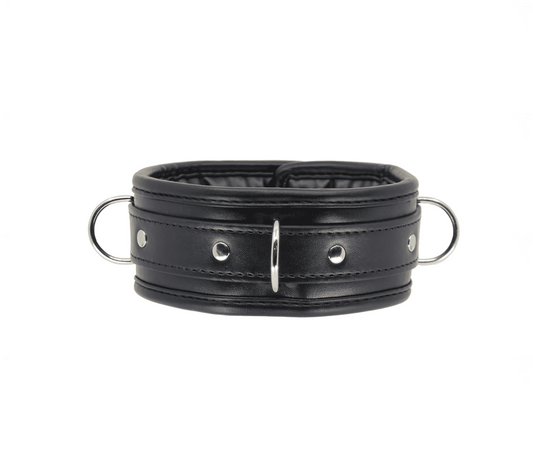 Berlin Baby Padded BDSM Collar With Lockable Buckle