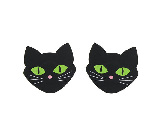 Love In Leather Cat Shape Womens Nipple Pasties