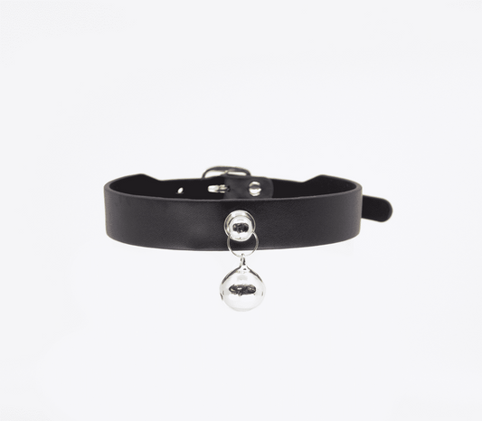 Berlin Baby Faux Flat Leather Cat Collar