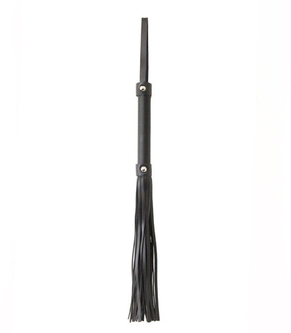 Long Faux Leather Bondage Flogger by Berlin Baby - Whips And Crops
