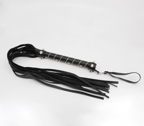 Chain Handle BDSM Play Flogger by Berlin Baby - Whips And Crops