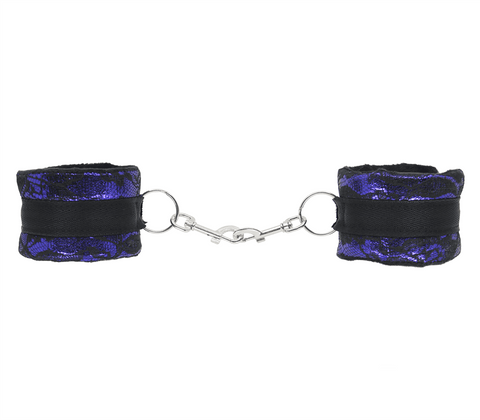 Satin and Lace Bondage Wrist Cuffs by Berlin Baby - Cuffs And Restraints