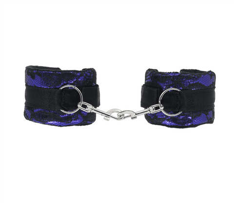 Satin and Lace Bondage Wrist Cuffs by Berlin Baby - Cuffs And Restraints