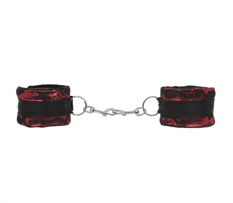 Satin and Lace Bondage Wrist Cuffs by Berlin Baby - Cuffs And Restraints