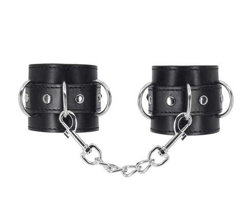 Unlined Faux Leather Wrist Cuffs by Berlin Baby - Cuffs And Restraints