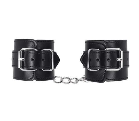 Unlined Faux Leather Wrist Cuffs by Berlin Baby - Cuffs And Restraints