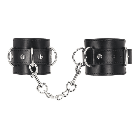 Unlined Faux Leather Wrist Cuffs by Berlin Baby - Cuffs And Restraints