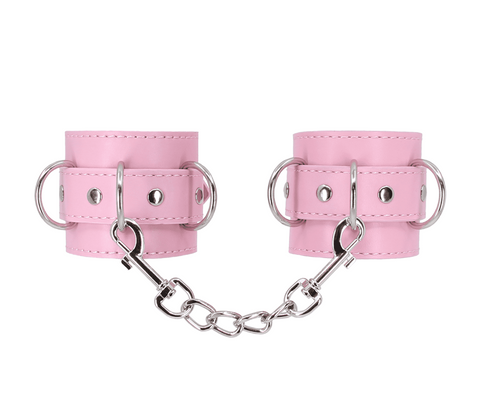Unlined Faux Leather Wrist Cuffs by Berlin Baby - Cuffs And Restraints