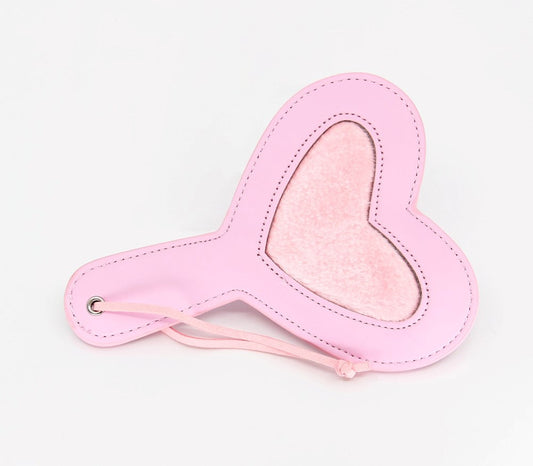 Berlin Baby Heart Shaped Vegan Leather Paddle