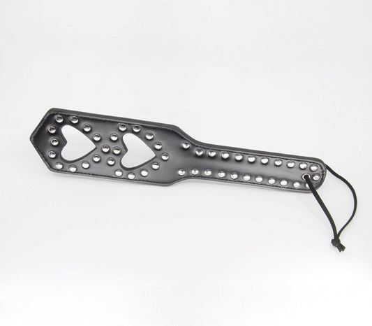 Berlin Baby Silver Studded Detail Heart Paddle