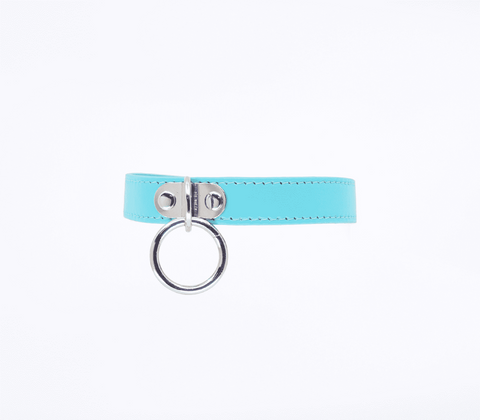 PU BDSM Collar With Centre Ring by Berlin Baby - Collars and Leads