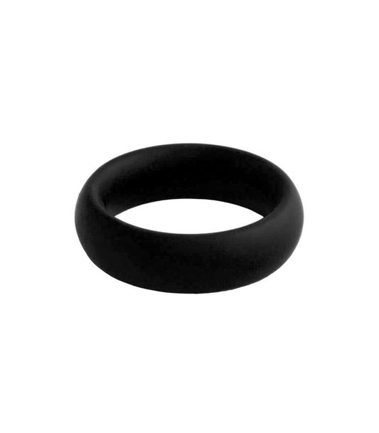 Love In Leather Domed Silicone Fat Boy Cock Ring 50mm
