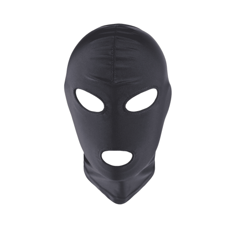 Open Eye Mouth Design Hood by Love In Leather - Bondage Hoods