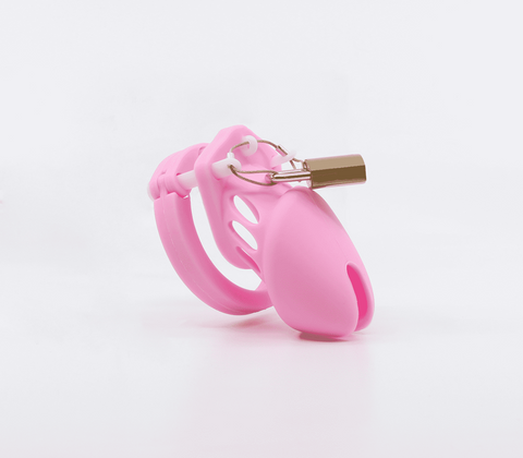 Silicone Male Chastity Cage Long by Love In Leather - Male Chastity