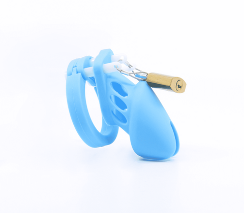 Silicone Male Chastity Cage Long by Love In Leather - Male Chastity