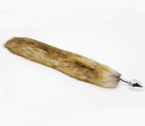 Fox Tail Anal Plug Medium by Love In Leather - Butt Plugs