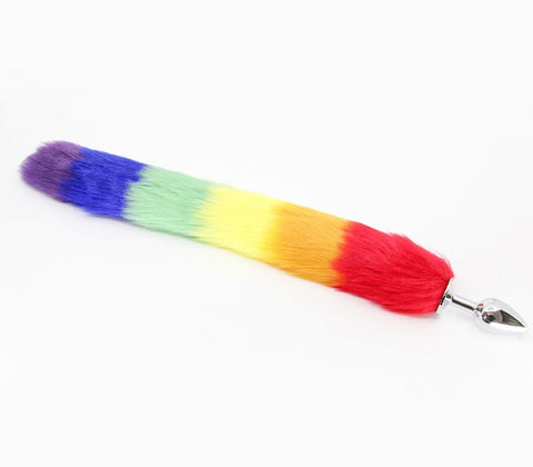 Fox Tail Anal Plug Medium by Love In Leather - Butt Plugs