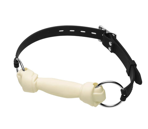 Silicone Dog Bone Chew Mouth Gag by Love In Leather - Bondage Gags and Bits