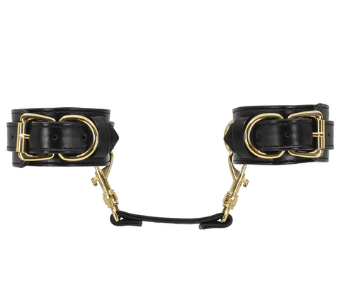 Premium Faux Leather Wrist Cuffs by Love In Leather - Cuffs And Restraints