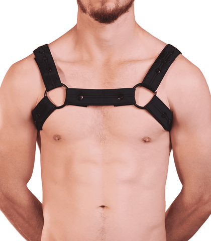 Mens Neoprene Bulldog Brace by Love In Leather - Cuffs And Restraints