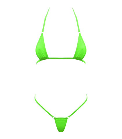Spandex Fabric Womens Micro Bikini by Love In Leather - Bras and Bra Sets