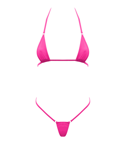 Spandex Fabric Womens Micro Bikini by Love In Leather - Bras and Bra Sets
