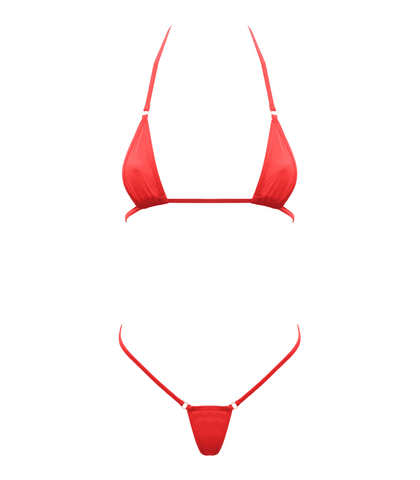 Spandex Fabric Womens Micro Bikini by Love In Leather - Bras and Bra Sets
