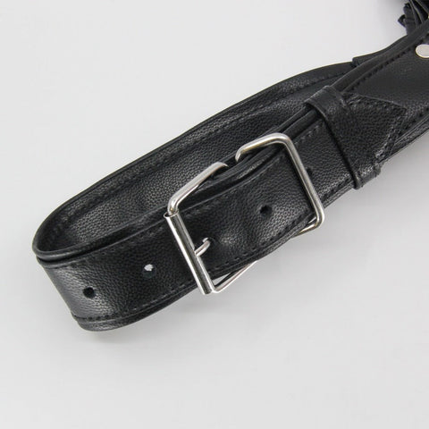 Mens Pu Leather Bulldog Brace by Love In Leather - Cuffs And Restraints