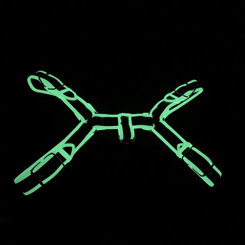 Glow In The Dark Bulldog Brace by Love In Leather - Cuffs And Restraints