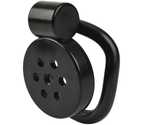 Flat Black Male Chastity Cage by Love In Leather - Male Chastity