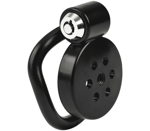 Flat Black Male Chastity Cage by Love In Leather - Male Chastity
