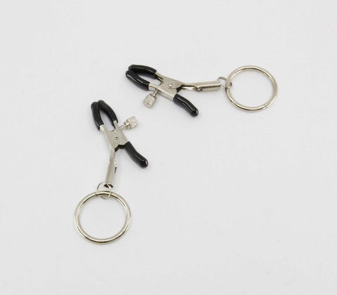 Ring Shape Womens Nipple Clamps by Love In Leather - Nipple and Clit Clamps