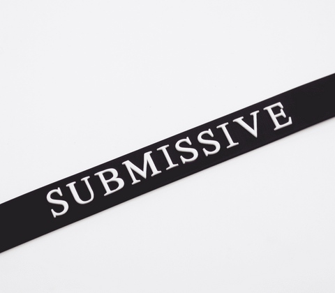 Silicone Submissive BDSM Collar by Love In Leather - Collars and Leads