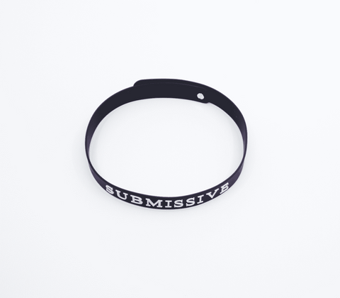 Silicone Submissive BDSM Collar by Love In Leather - Collars and Leads