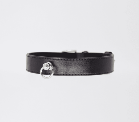 Tipped Bondage Collar Lead Set by Love In Leather - Collars and Leads