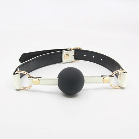 Glow In The Dark Gag With Ball by Love In Leather - Bondage Gags and Bits