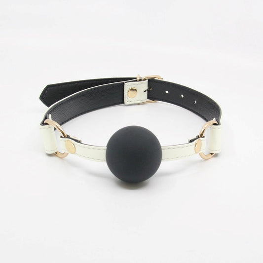 Love In Leather Glow in the Dark Gag With Ball