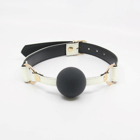 Glow In The Dark Gag With Ball by Love In Leather - Bondage Gags and Bits
