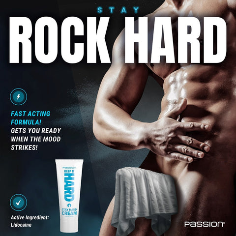 Passion Keep It Hard Stay Hard Cream by XR Brands - Lubricants and Lotions