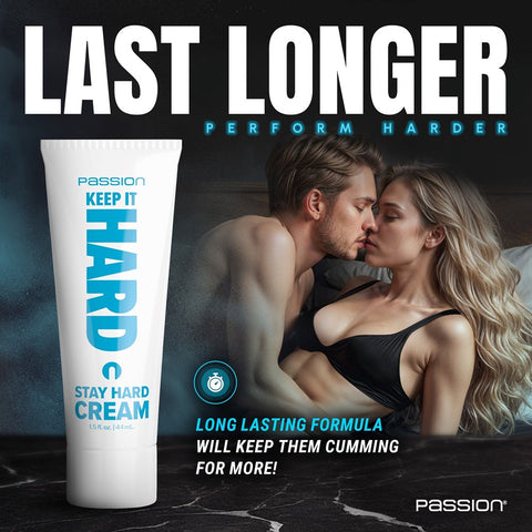 Passion Keep It Hard Stay Hard Cream by XR Brands - Lubricants and Lotions
