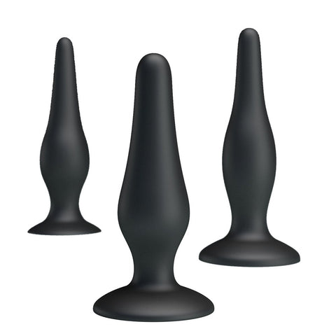 JERRY 3 Sizes Silicone Butt Plug Set by Party Up - Butt Plugs