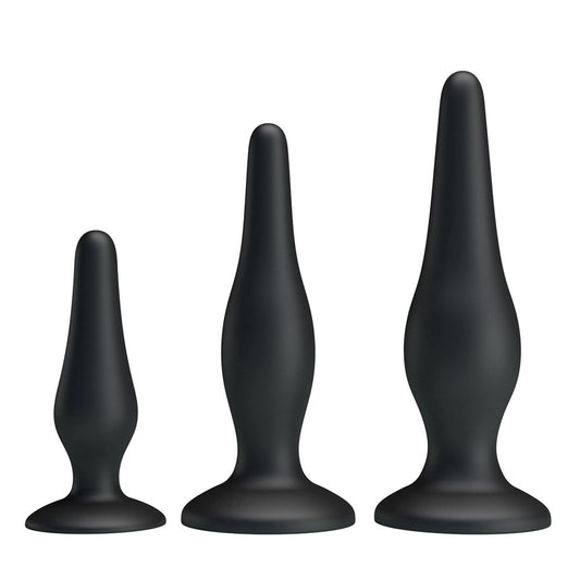 Party Up JERRY 3 Sizes Silicone Butt Plug Set