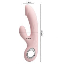 Party Up DAVE USB Rechargeable Rabbit Vibrator - Rabbit Vibrators